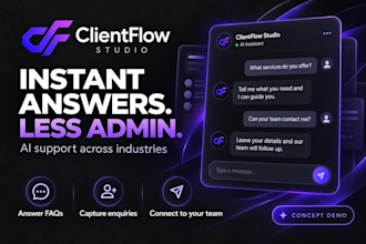 build a custom business website with CRM and ai integration