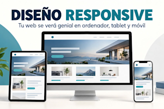 diseñaré una web profesional para tu negocio