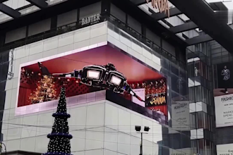 do 3d billboard animation, 3d anamorphic billboard, billboard, cgi animation