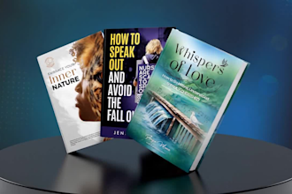 design professional ebook cover with 3d mockup