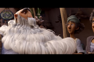 create 3d ai bible video, ai bible story, disney pixar style, ai history video