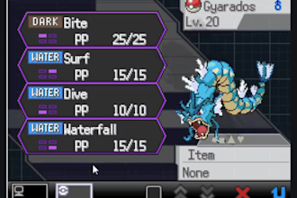 design custom pokemon UI UX, hud battle screen, party menu and game background