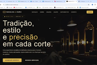 create a professional landing page for your business