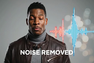 professionally remove background noise and isolate vocals