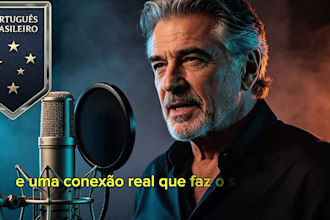 provide a professional trilingual ai voice over with my cloned voice