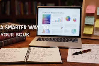 create a cinematic book trailer video
