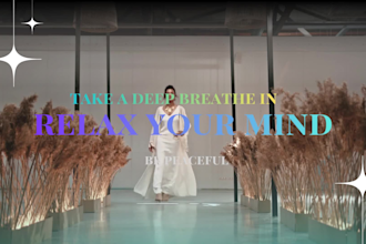 create meditation visulization manifestation video for youtube channel