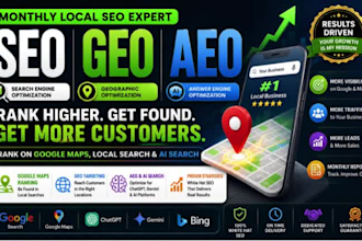 do monthly local SEO GEO and aeo website ranking optimization