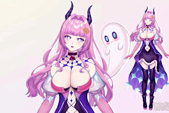 create a custom vtuber model and anime avarter for streaming