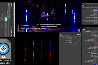 program dmx lighting  midi control systems in touchdesigner