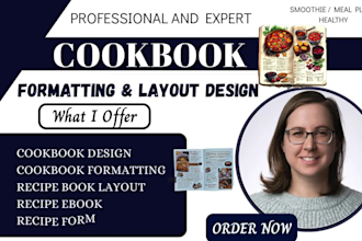 format cookbook and recipe ebook layout for KDP