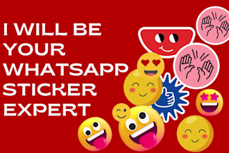 create whatsapp sticker, telegram sticker, emojis, animated gifs, stickers