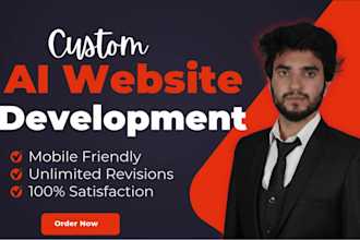do custom ai website development as a full stack web developer