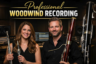 record live studio quality contrabassoon, bassoon, oboe, flute, piccolo clarinet