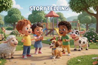 create 3d ai cocomelon style ai kids rhymes cartoon animation ai education video