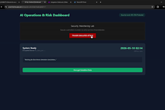 create smart ai powered security operations dashboard