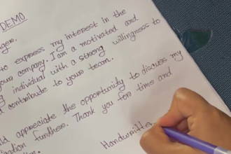 write beautiful handwritten notes, letter and custom writing