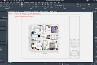 convert point cloud or matterport scan to revit bim model
