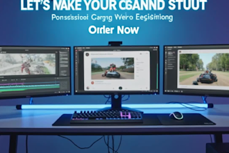 edit gaming videos for youtube, twitch, kick, and tiktok