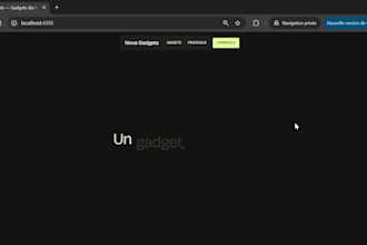 build premium animated ecommerce site