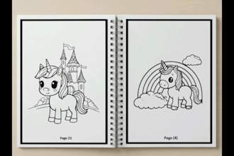create bulk custom coloring books and coloring pages for kids