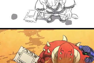 2d line art animation, frame by frame animation, line art, pencil sketch