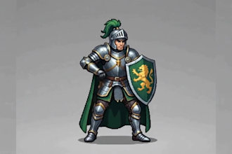 create pixel art character sprite sheet animation and tilesets for indie games