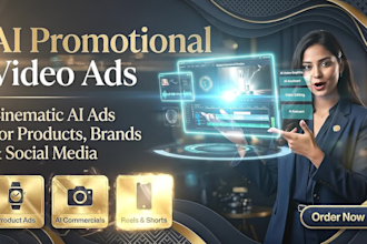 create ai commercial video, ai video ads or promotional ads with veo3