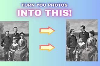 colorized, restore or animate your photos