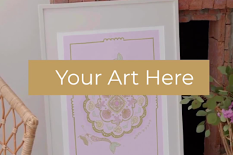 design etsy listing mockups for digital prints