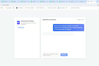 build rag based chatbot with django and react