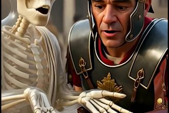 create viral ai skeleton storytelling shorts