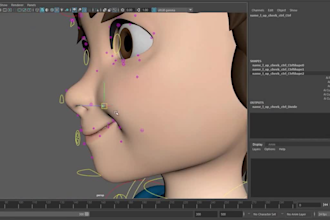 clamp 3d digital puppets,scaling distortion, overload rig,uv layout,delta mesh