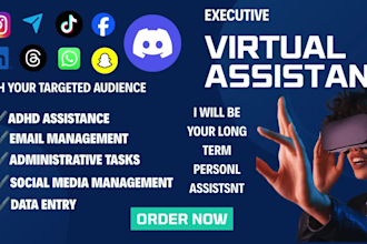 executive virtual assistant personal ghl assistant admin support for long term