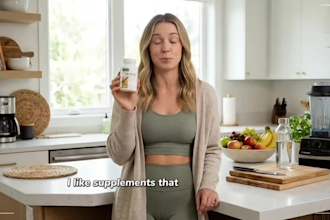 ugc supplements, skincare, wellness ai video ads for meta and tiktok conversions