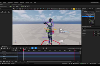do 3d modelling, texturing, material, rigging, skinning, animation unreal engine