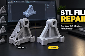 fix damaged stl files for 3d printing