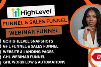 be ghl snapshot ghl webinar funnel gohighlevel a2p 10dlc sms automation