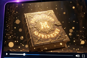 create cinematic ai book trailer video for booktok authors with 3d book teaser
