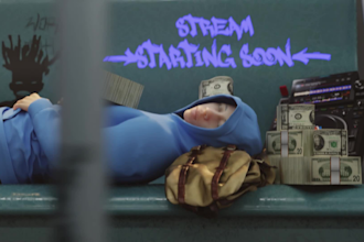create 3d stream starting soon,brb,overlay,ending screen