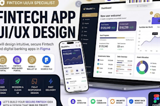 design modern UI UX website, saas landing page and figma web app design