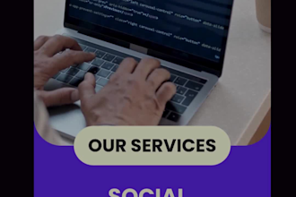 do social media management with graphic designing