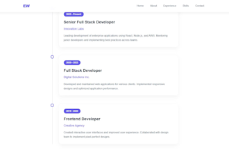 create portfolio website, resume website, cv website html, css