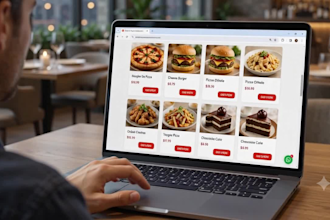 develop restaurant website and ordering system