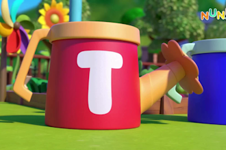create high quality 3d kids animation and nursery rhymes videos