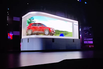 make dynamic 3d anamorphic 3d billboard animation vfx compositing video ads