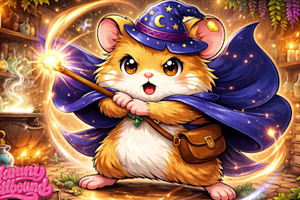 the cutest cartoon animal youve ever seen