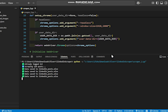 build a custom python web scraper for lead generation and b2b data scraping