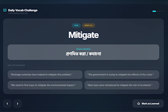 develop an ai powered edtech platform or language learning web app