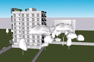 sketchup 3d modeling with photorealistic rendering